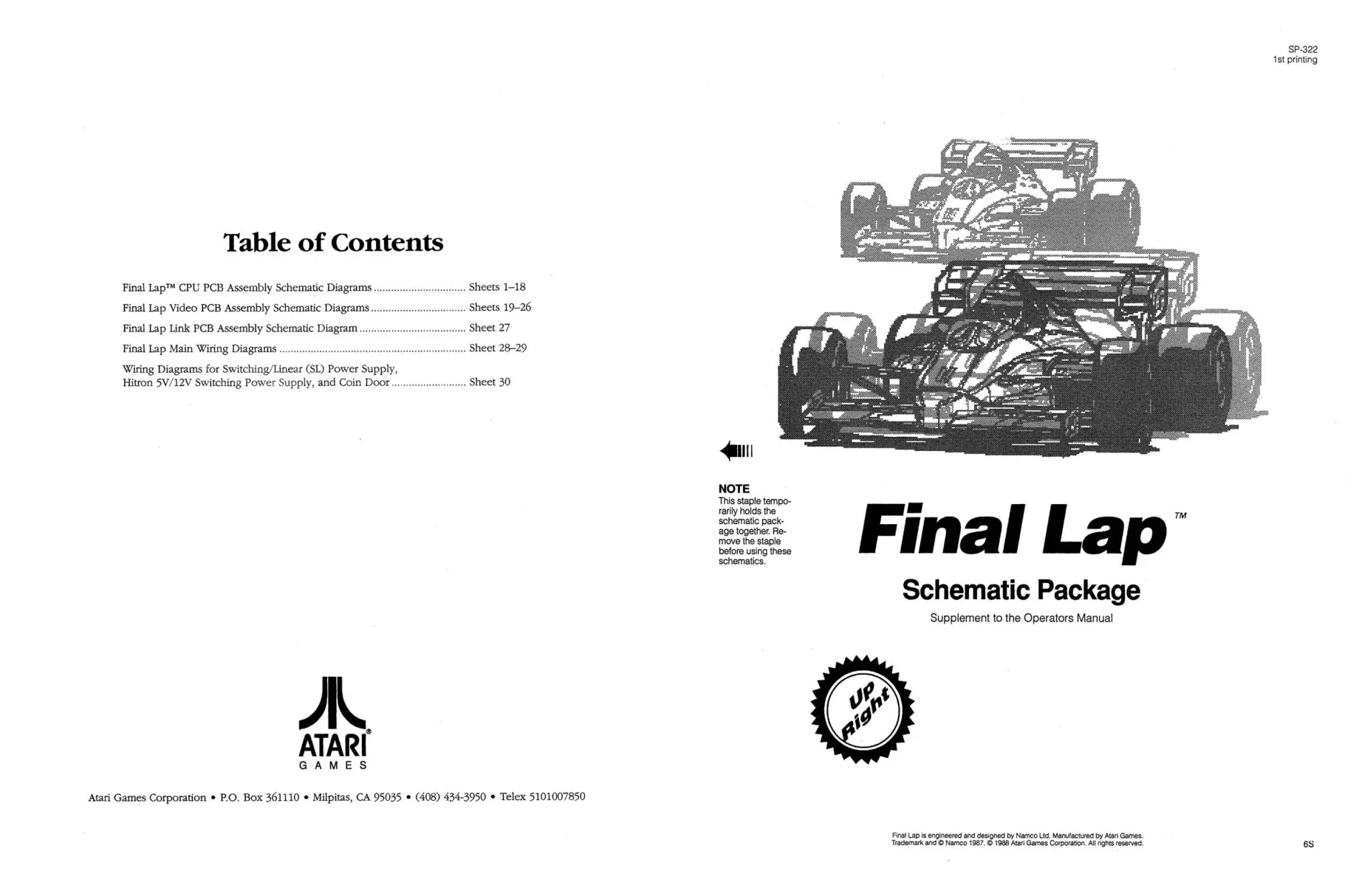 lap sp-322 manual|namco|games|1st printing.webp