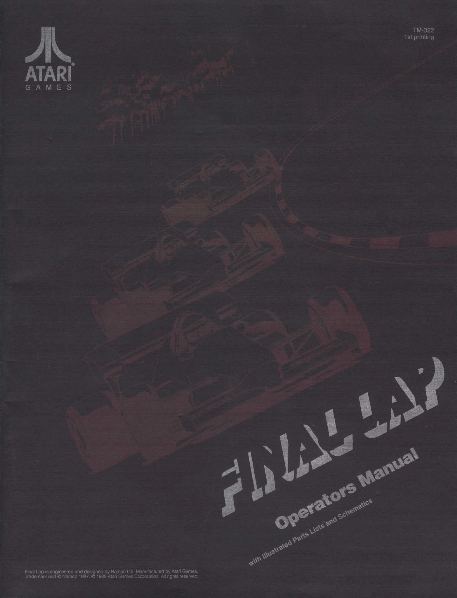 lap tm-322 manual|namco|games|1st printing.webp