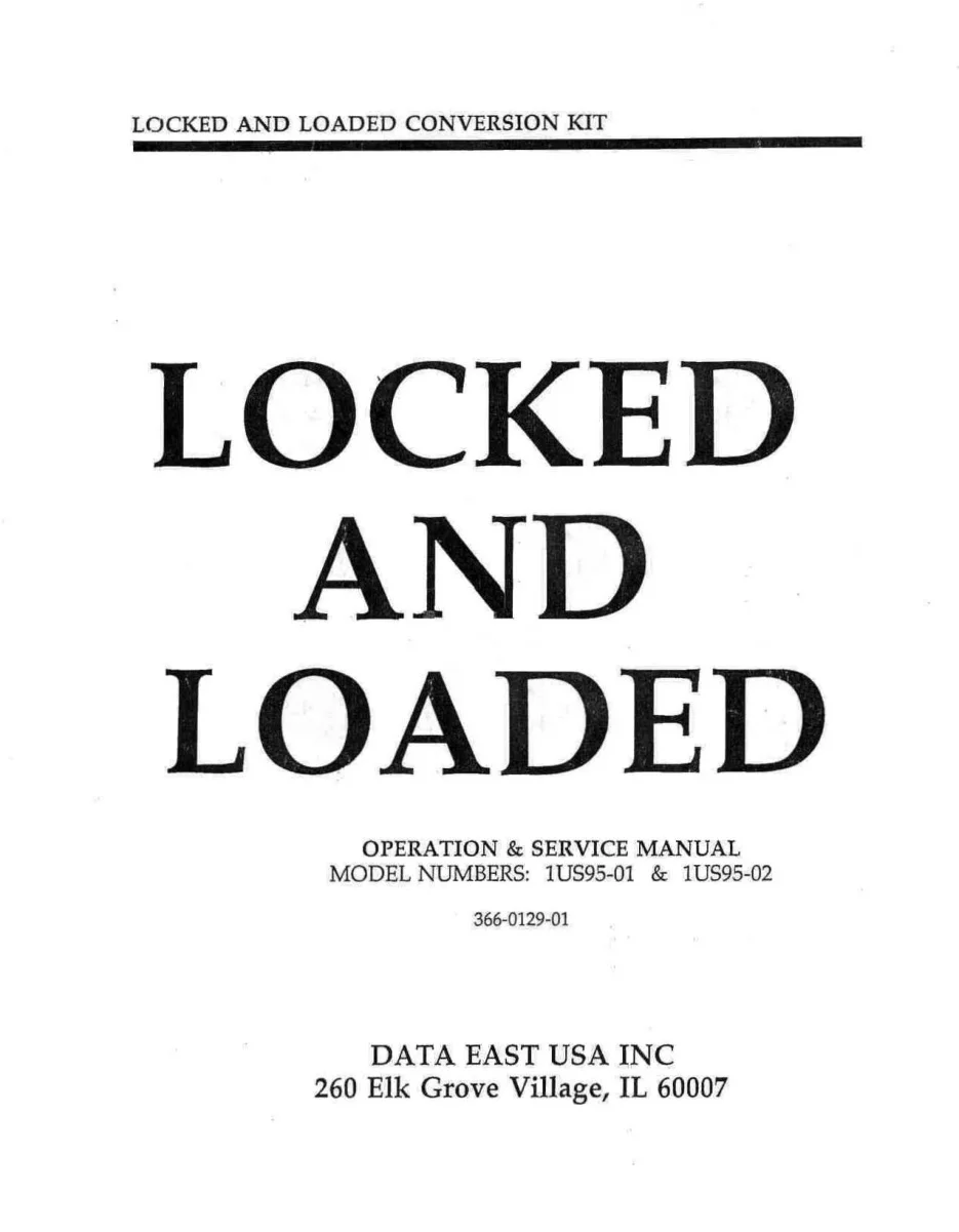 locked n loaded service manual|data-east|games|.webp