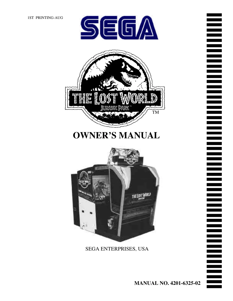 lost world dlx manual|sega|games|.webp