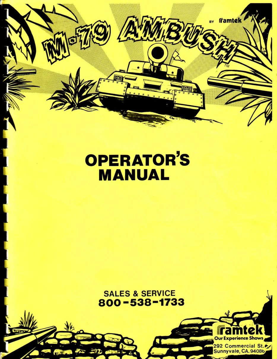 m-79 ambush manual|exidy|games|.webp