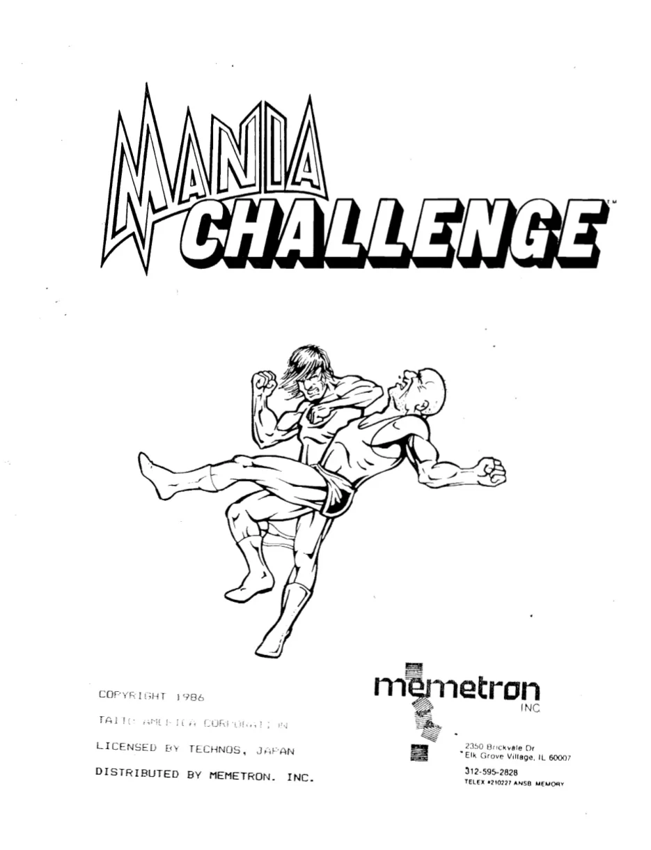 mania challenge manual|technos|games|.webp