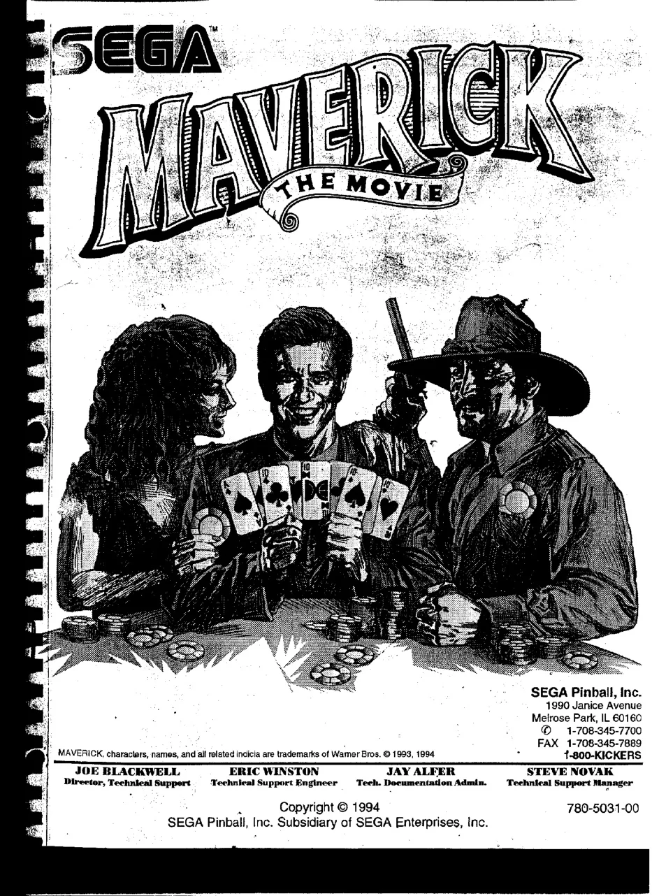 maverick operation manual|sega|pinball-em-adjacent|.webp