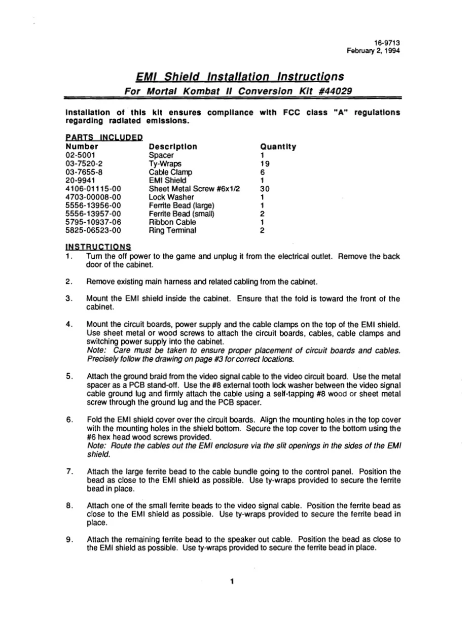 mortal kombat 2 amendment conversion kit instructions|bally-midway|games|.webp