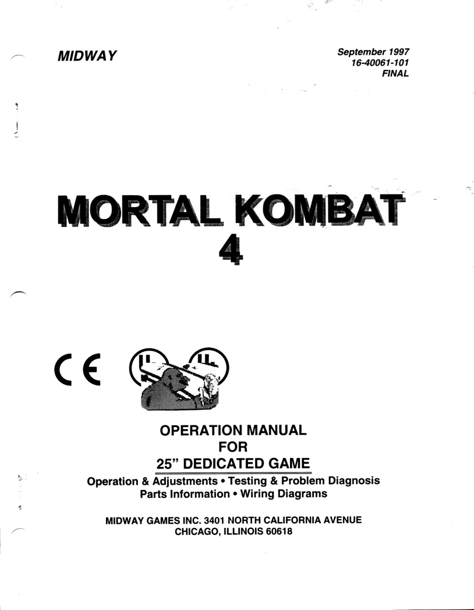 mortal kombat 4 manual|bally-midway|games|.webp