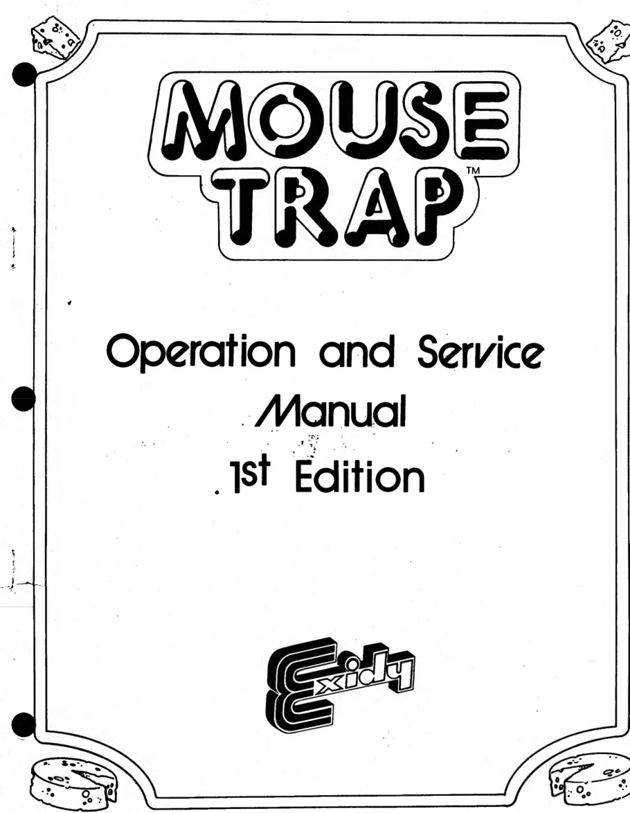 mouse trap service manual|exidy|games|.webp