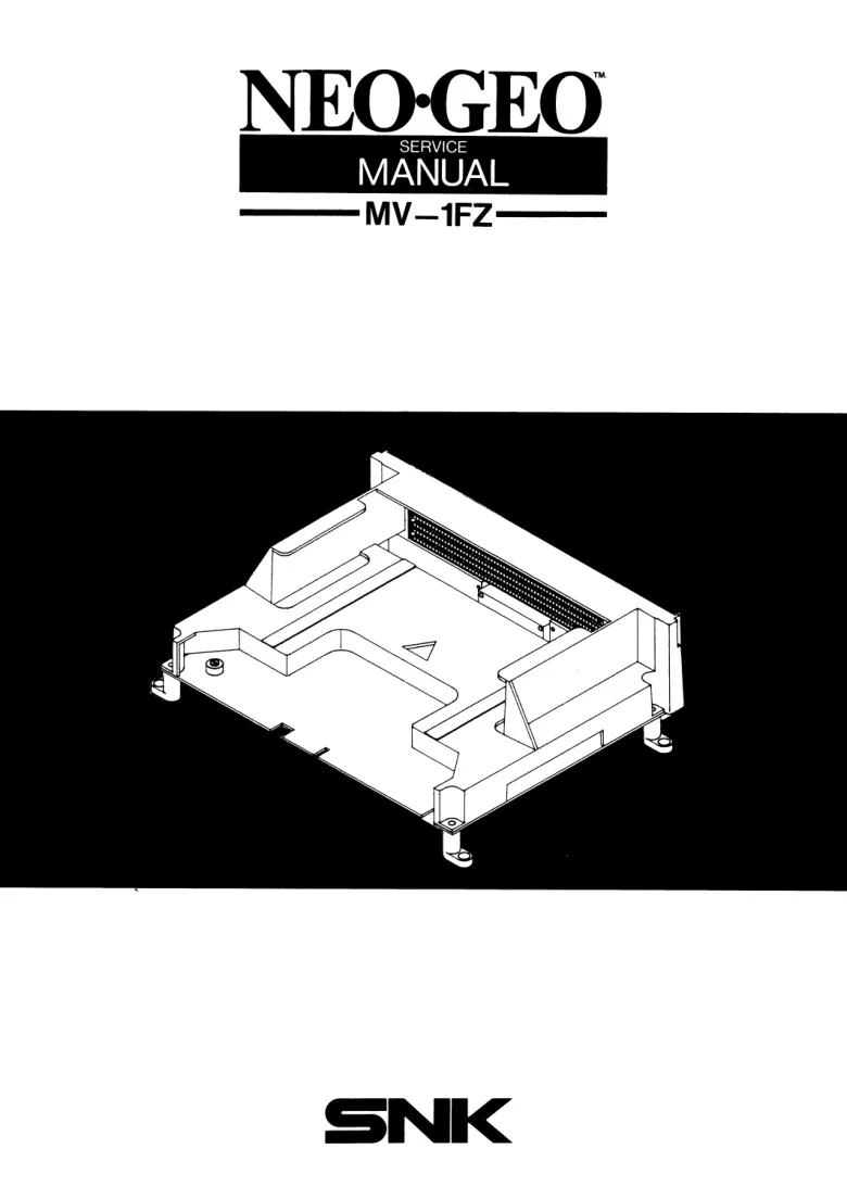 neo geo mvs service manual|snk|cabinets|.webp