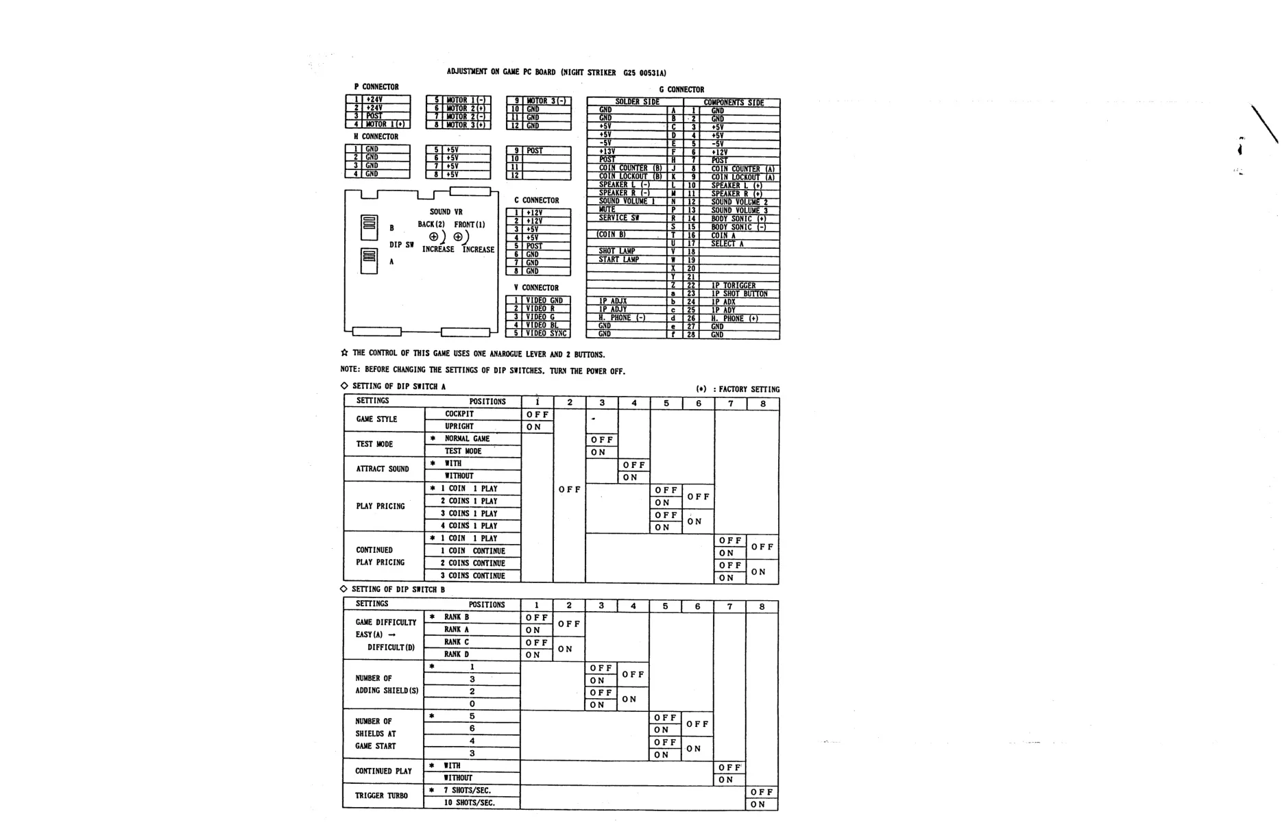 night striker schematic|taito|schematics-and-wiring|.webp