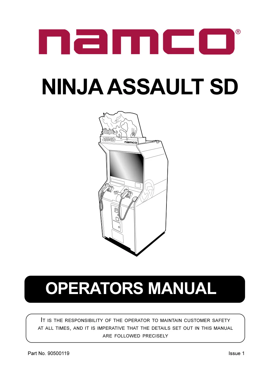 ninja assault manual|namco|games|.webp