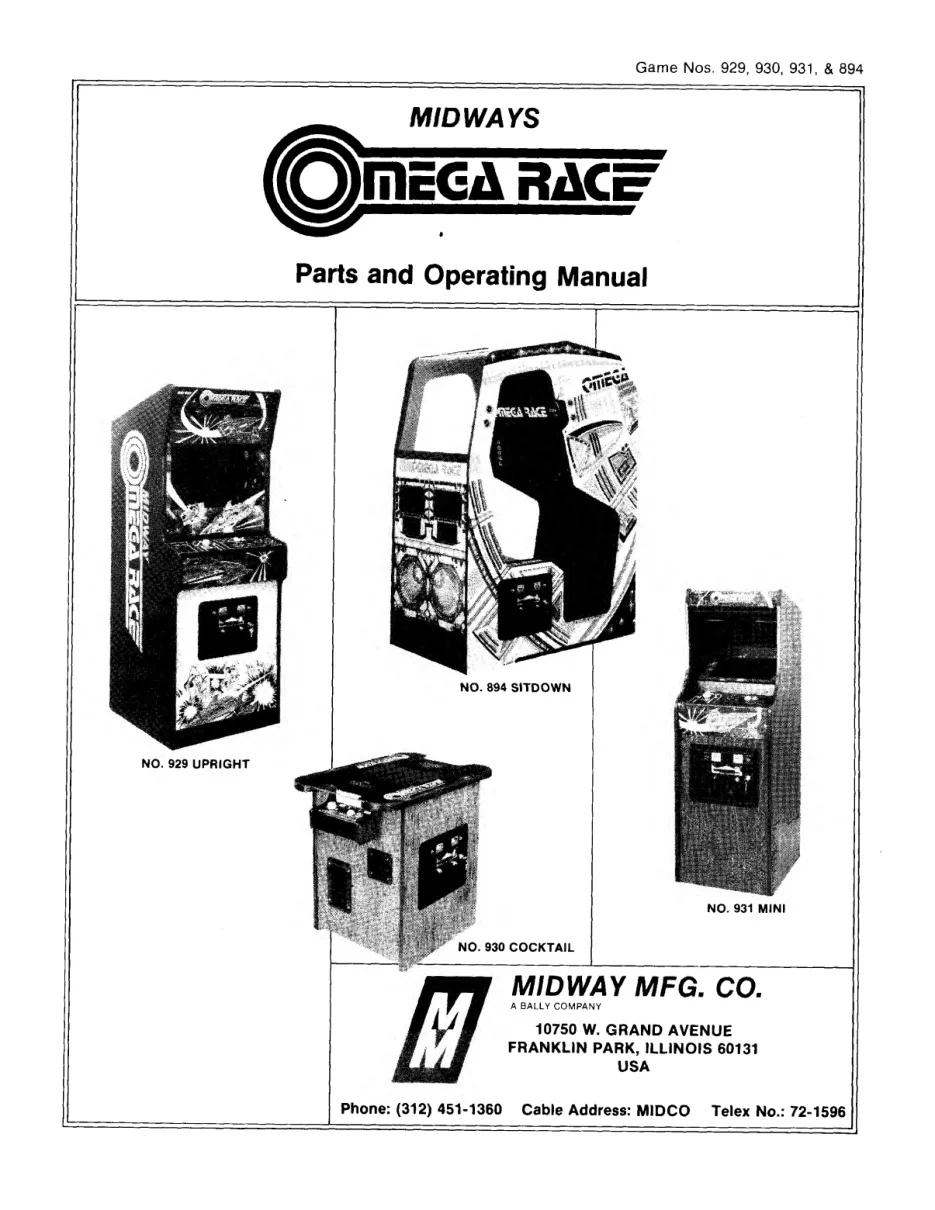 omega race manual|bally-midway|games|.webp