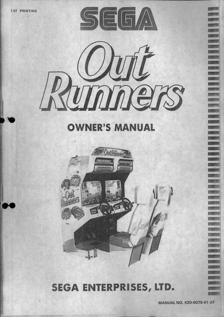 out runners owner's manual|sega|games|.webp
