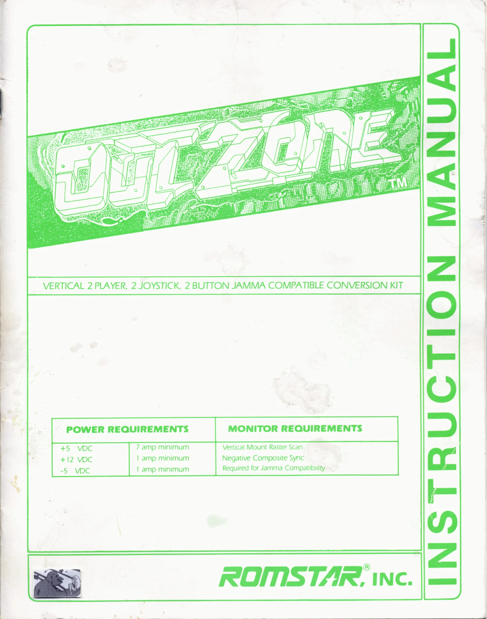 out zone manual|toaplan|games|.webp