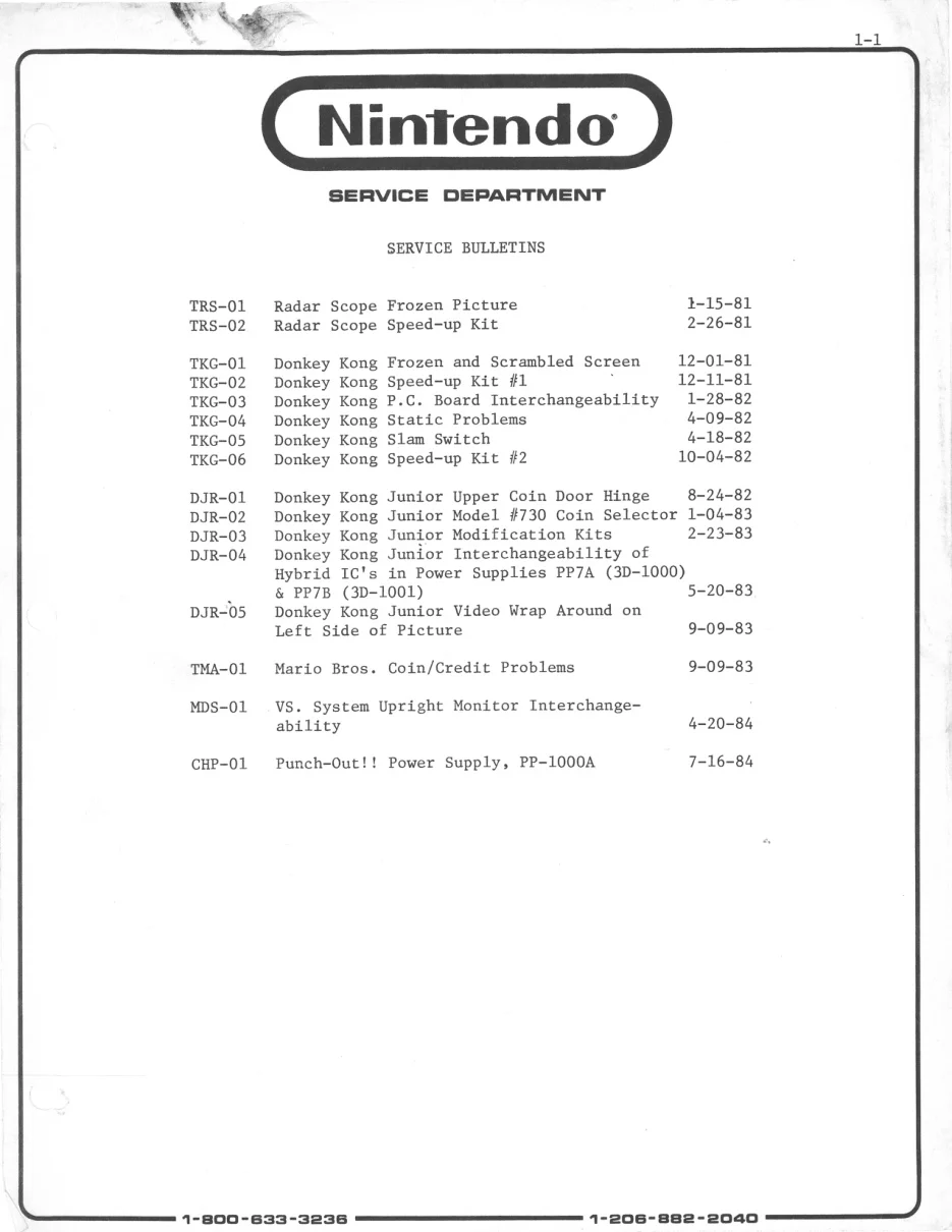 package bulletins service manual|nintendo|games|.webp