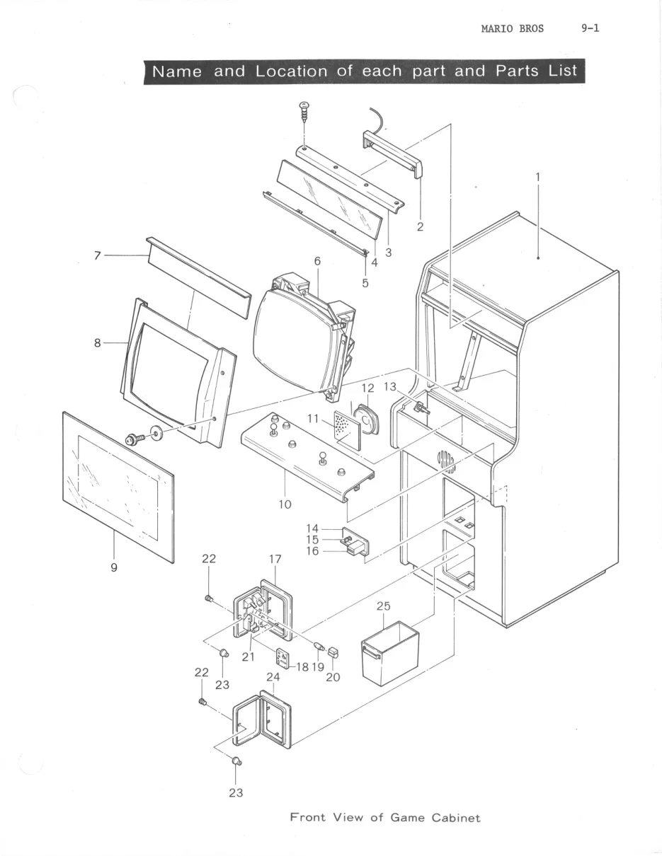 package mario bros service manual|nintendo|games|.webp