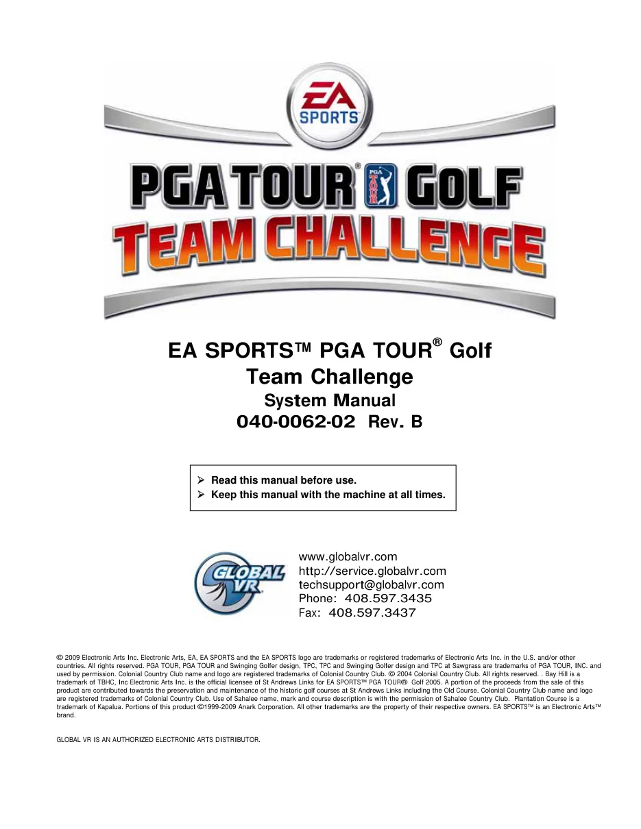 pga tour golf team challenge manual|incredible-technologies|games|.webp