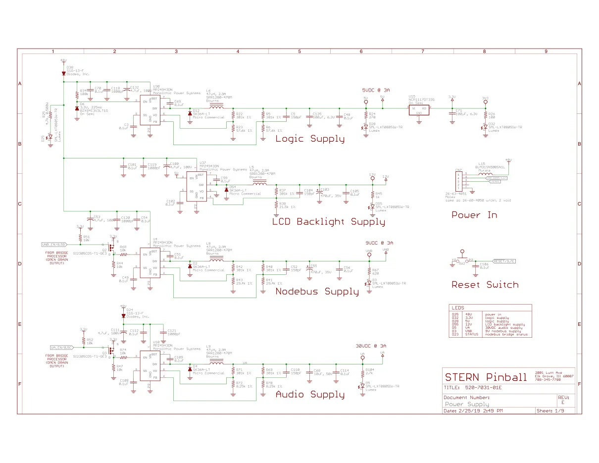 pinball 01e schematic|stern|pinball-em-adjacent|.webp