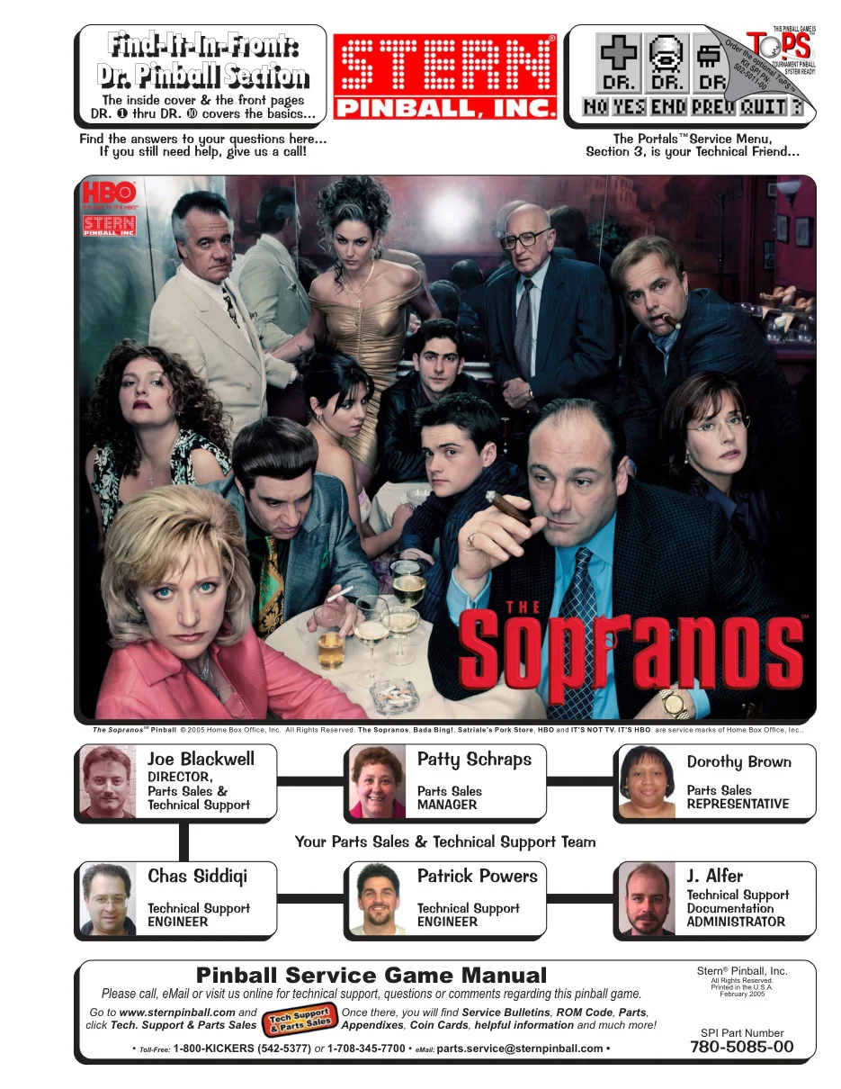pinball the sopranos manual|stern|pinball-em-adjacent|.webp