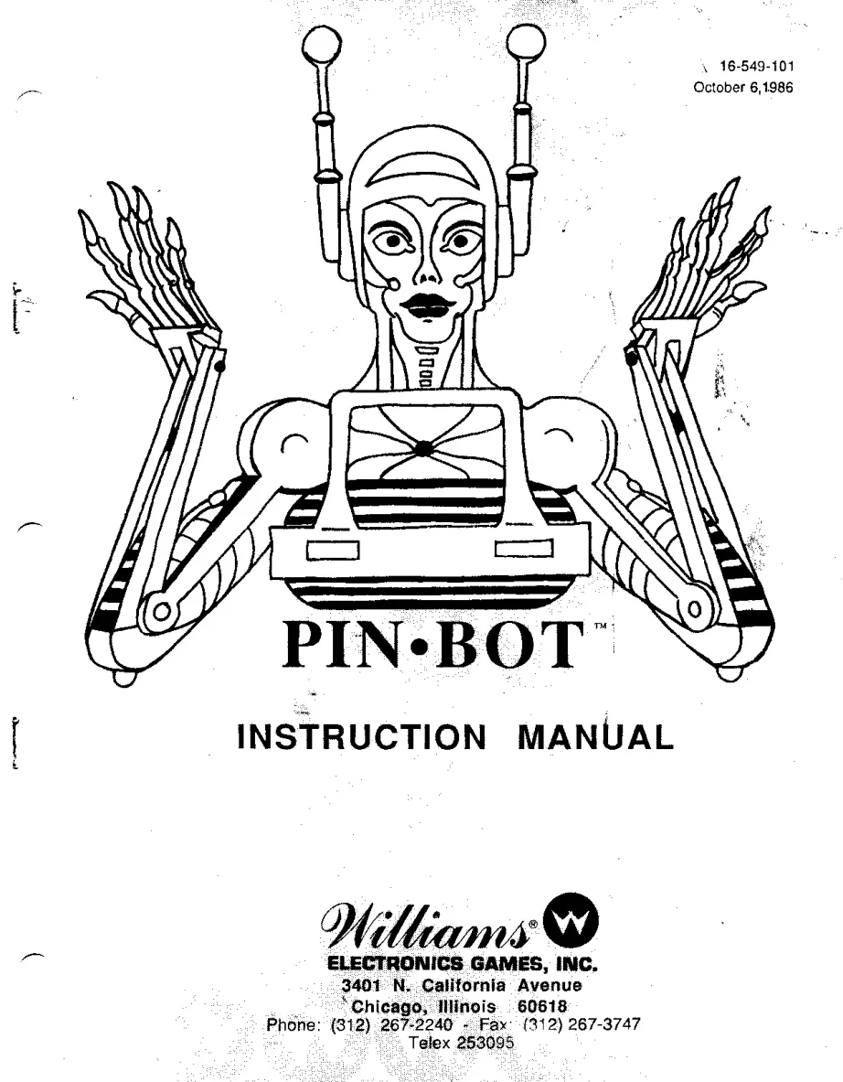 pinbot pinball operation manual|williams|pinball-em-adjacent|.webp