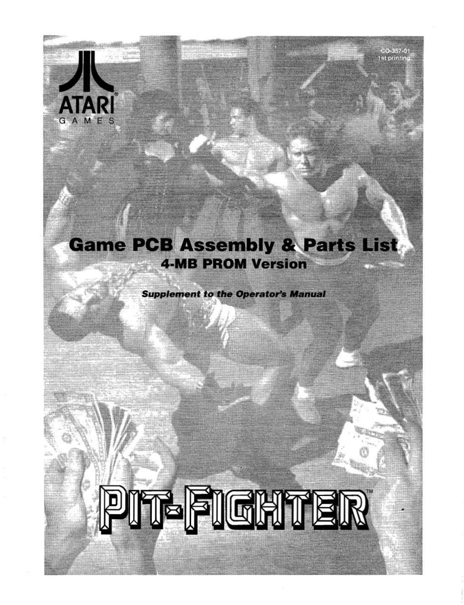 pit fighter co-357-01 manual|atari|games|1st printing.webp