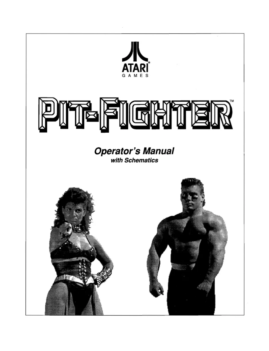 pit fighter tm-357 manual|atari|games|3rd printing.webp