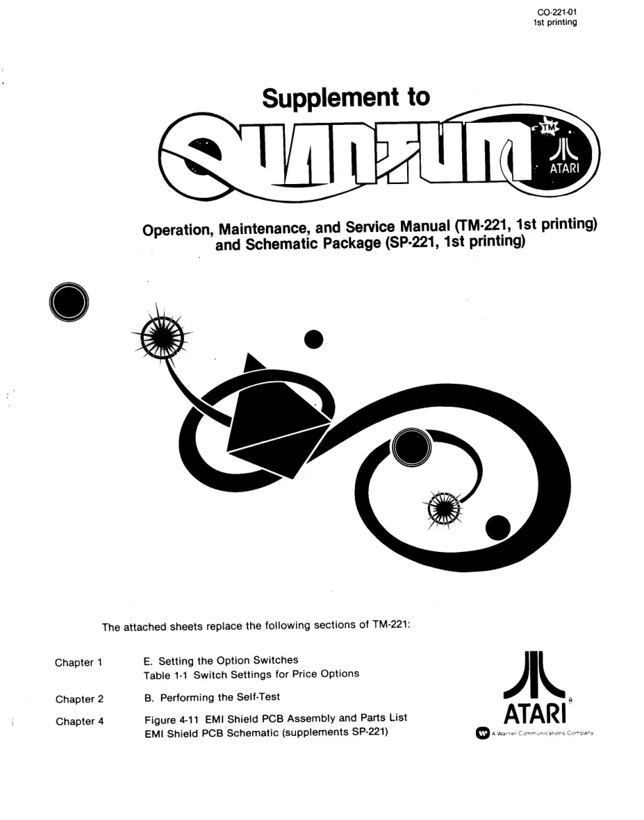 quantum maintenance service manual|atari|games|.webp