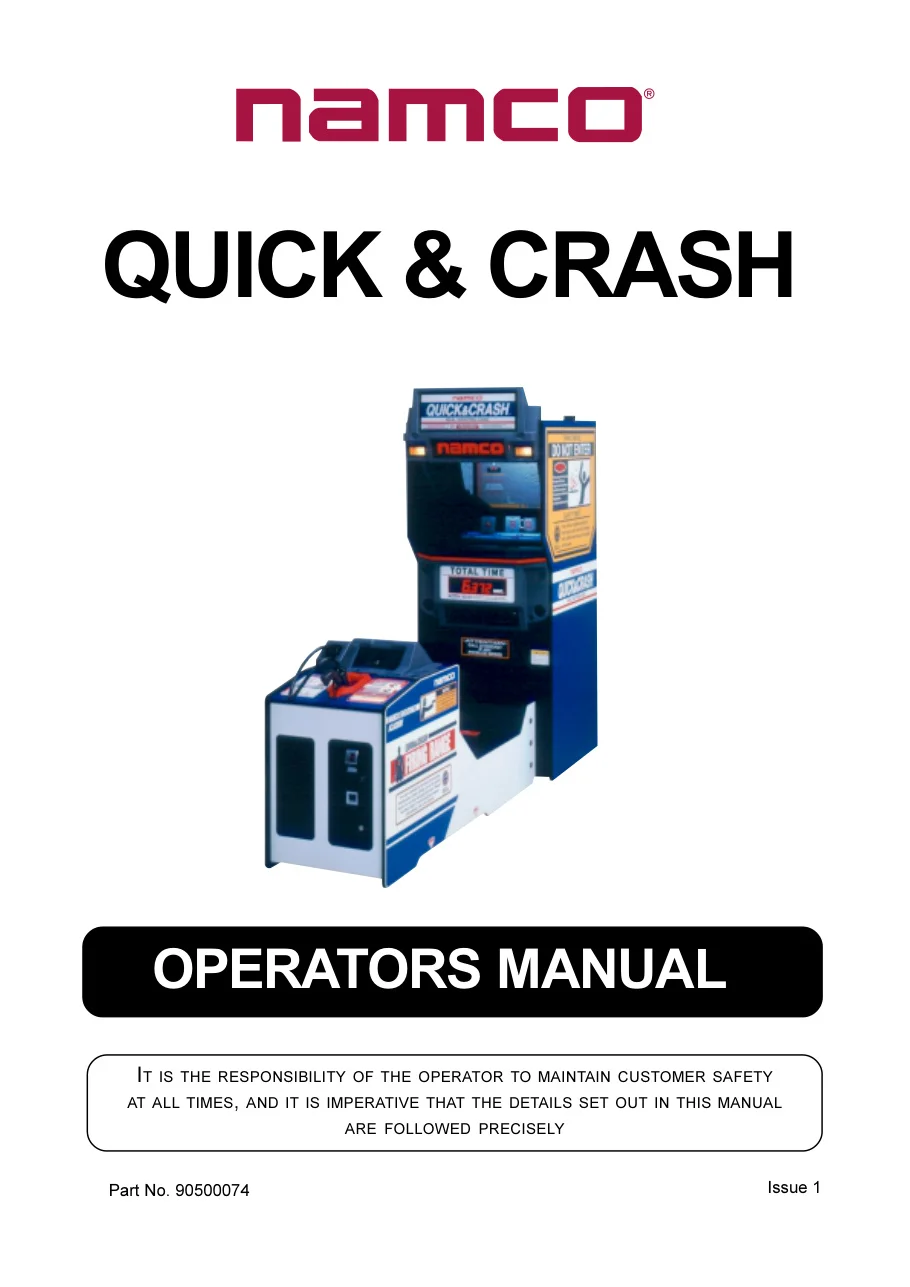quick crash manual|namco|games|.webp