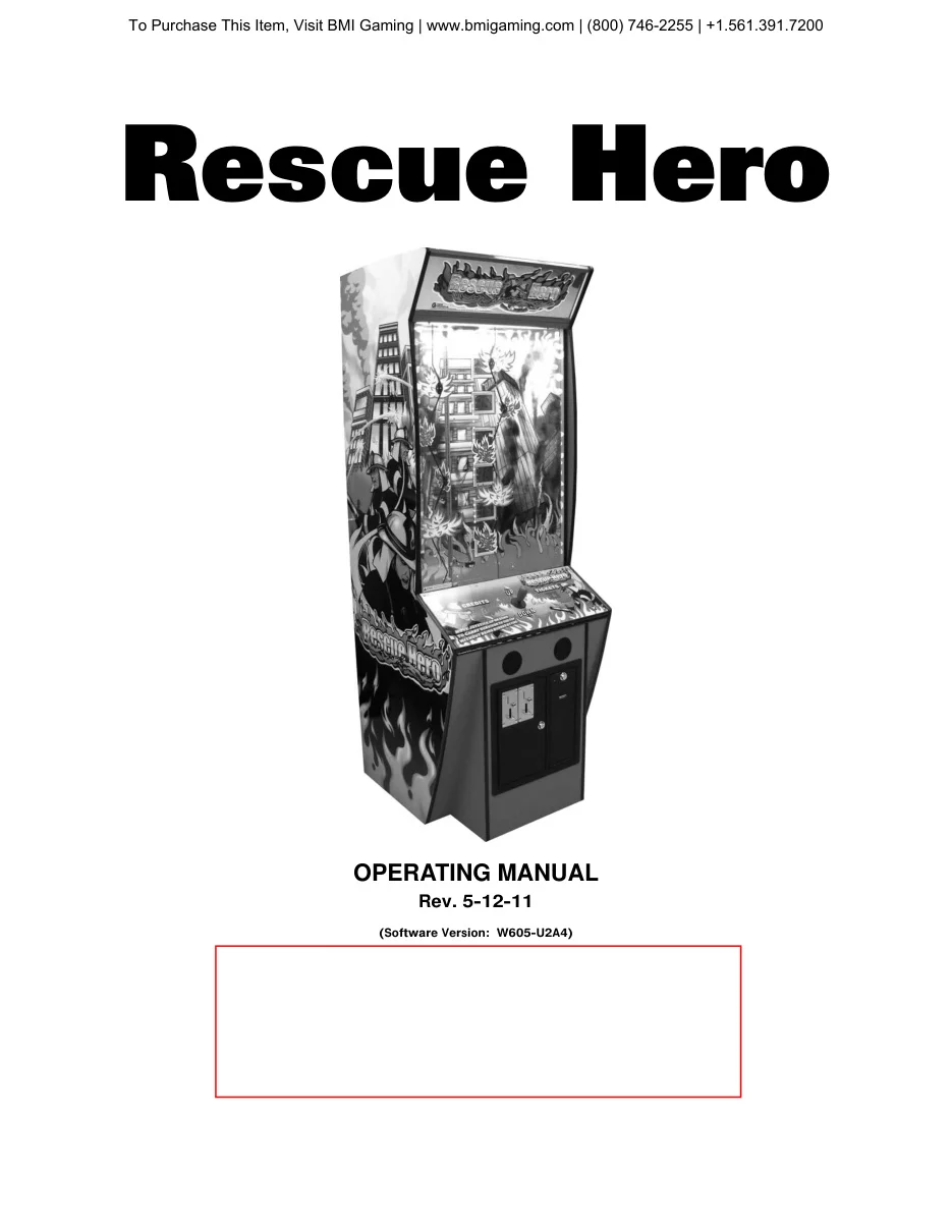 rescue hero arcade service manual|unknown|games|.webp