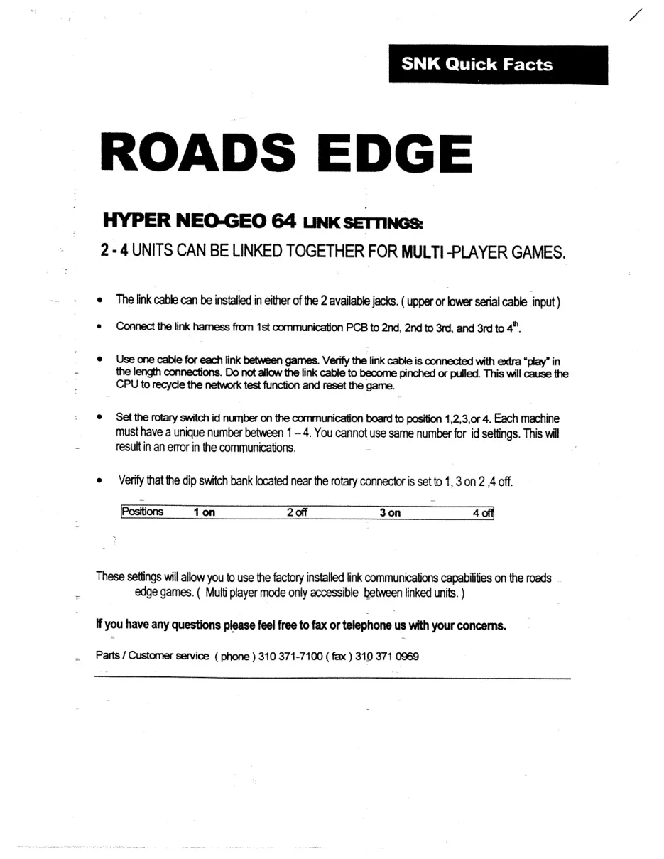 roads edge manual|snk|games|.webp
