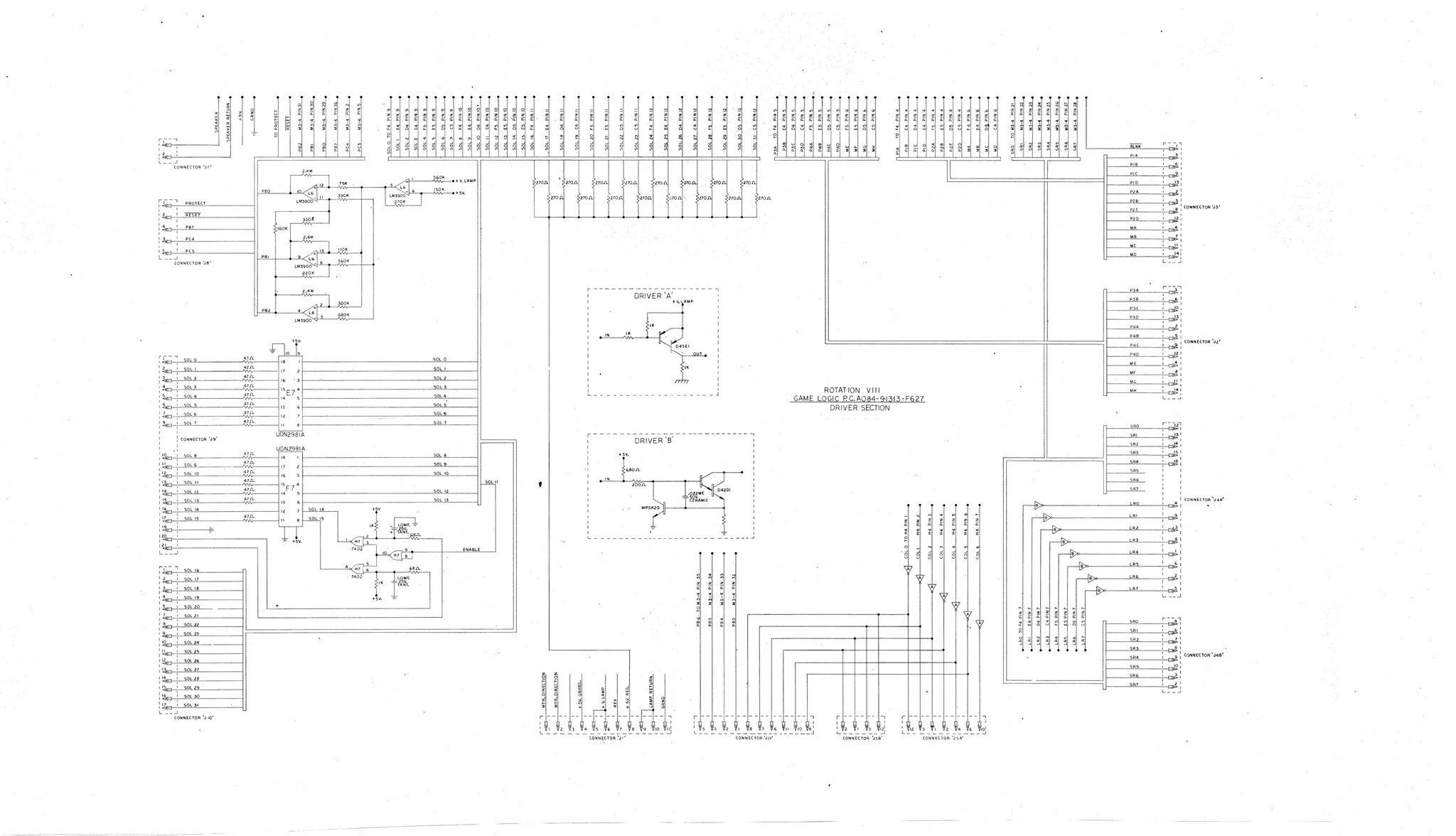 rotation viii driver section manual|bally-midway|aux-boards|.webp