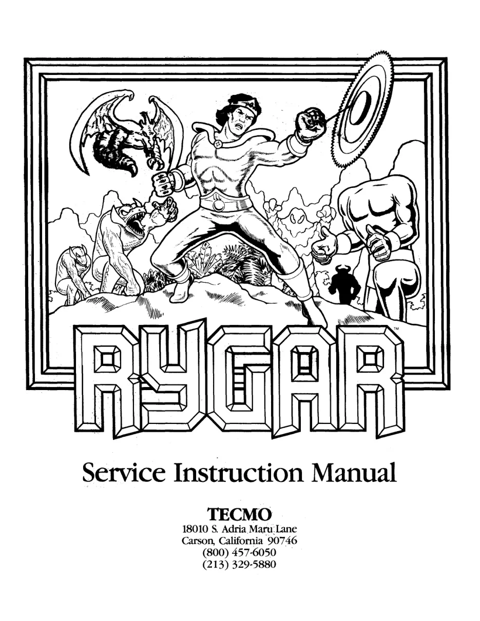 rygar service manual|tecmo|games|.webp