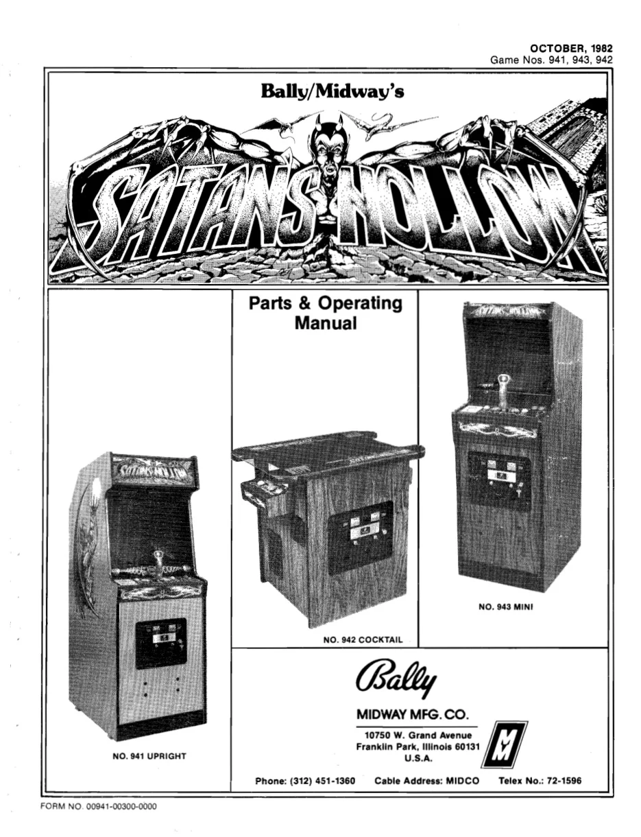 satans hollow operation manual|bally-midway|games|.webp