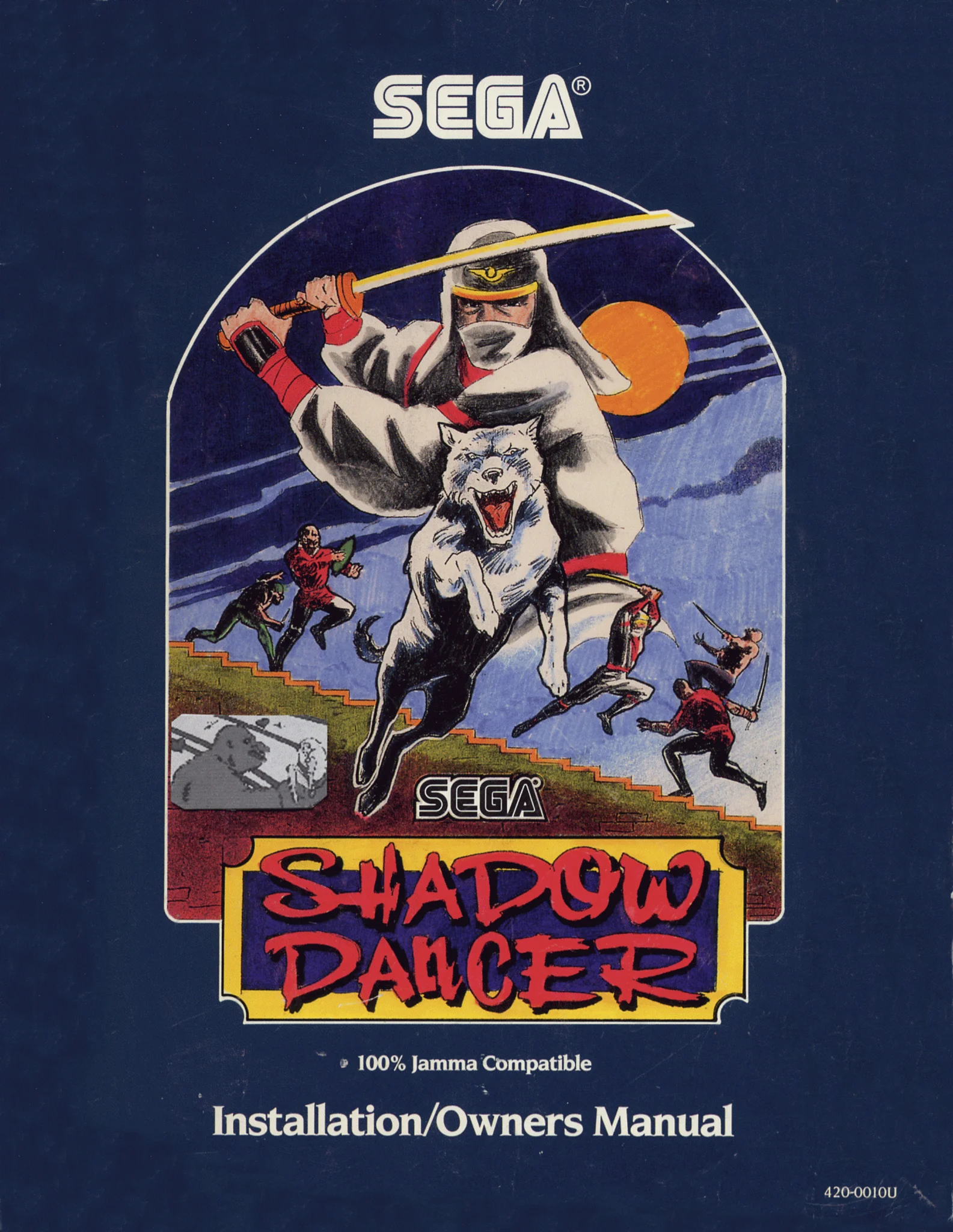 shadow dancer manual|sega|games|.webp