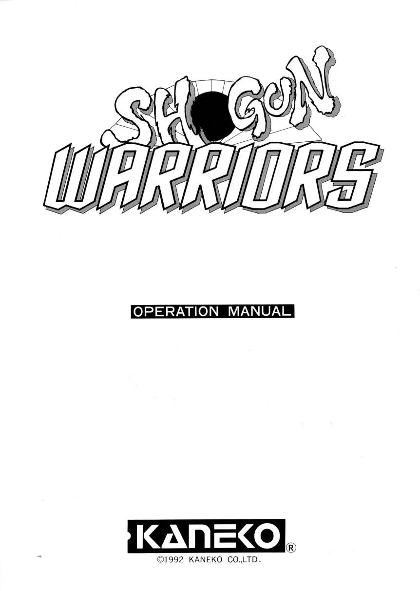 shogun warriors manual|kaneko|games|.webp