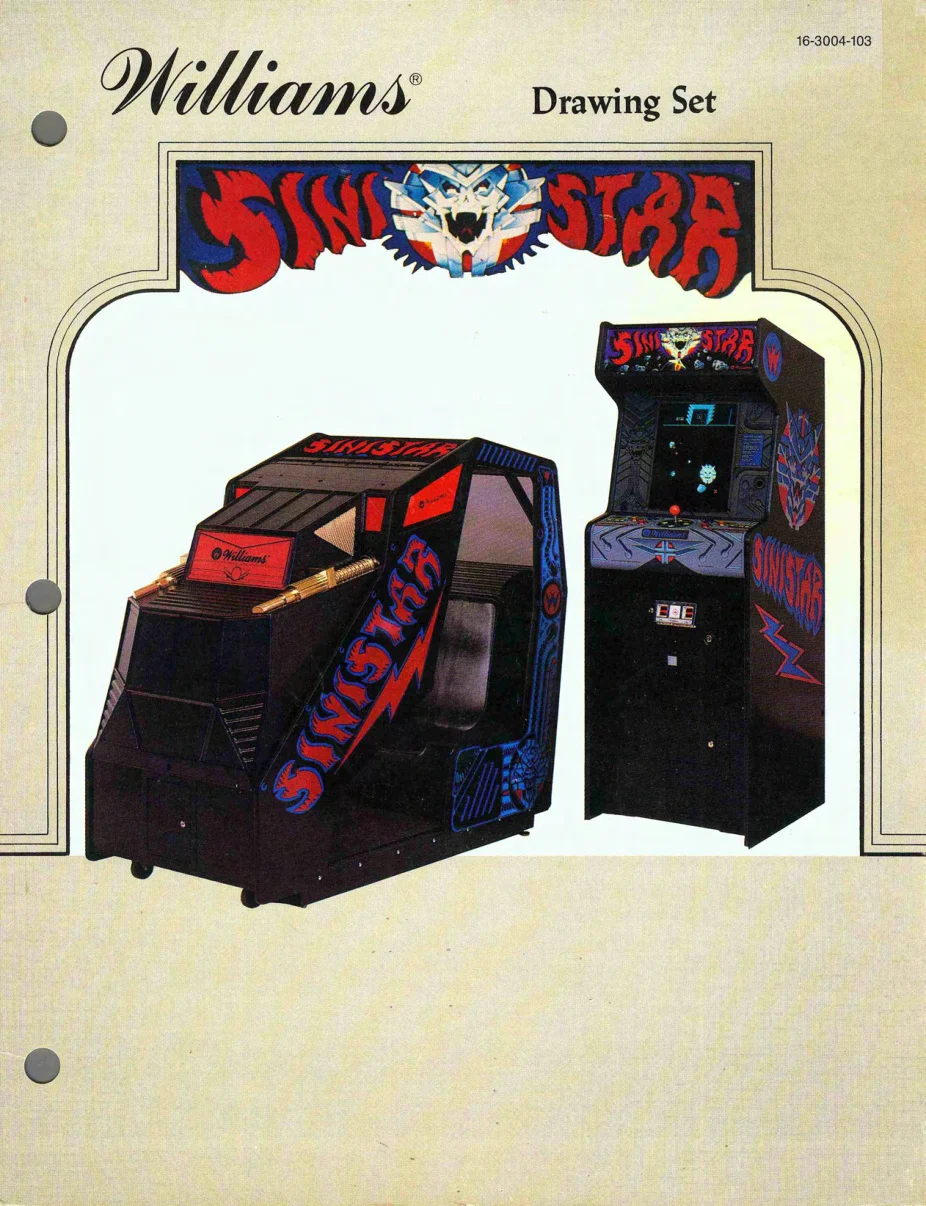 sinistar drawing set manual|williams|schematics-and-wiring|.webp