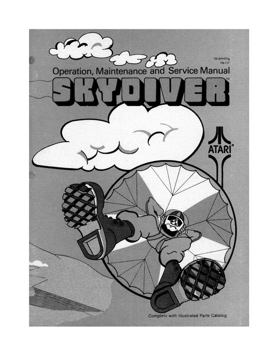 sky diver manual|atari|games|.webp