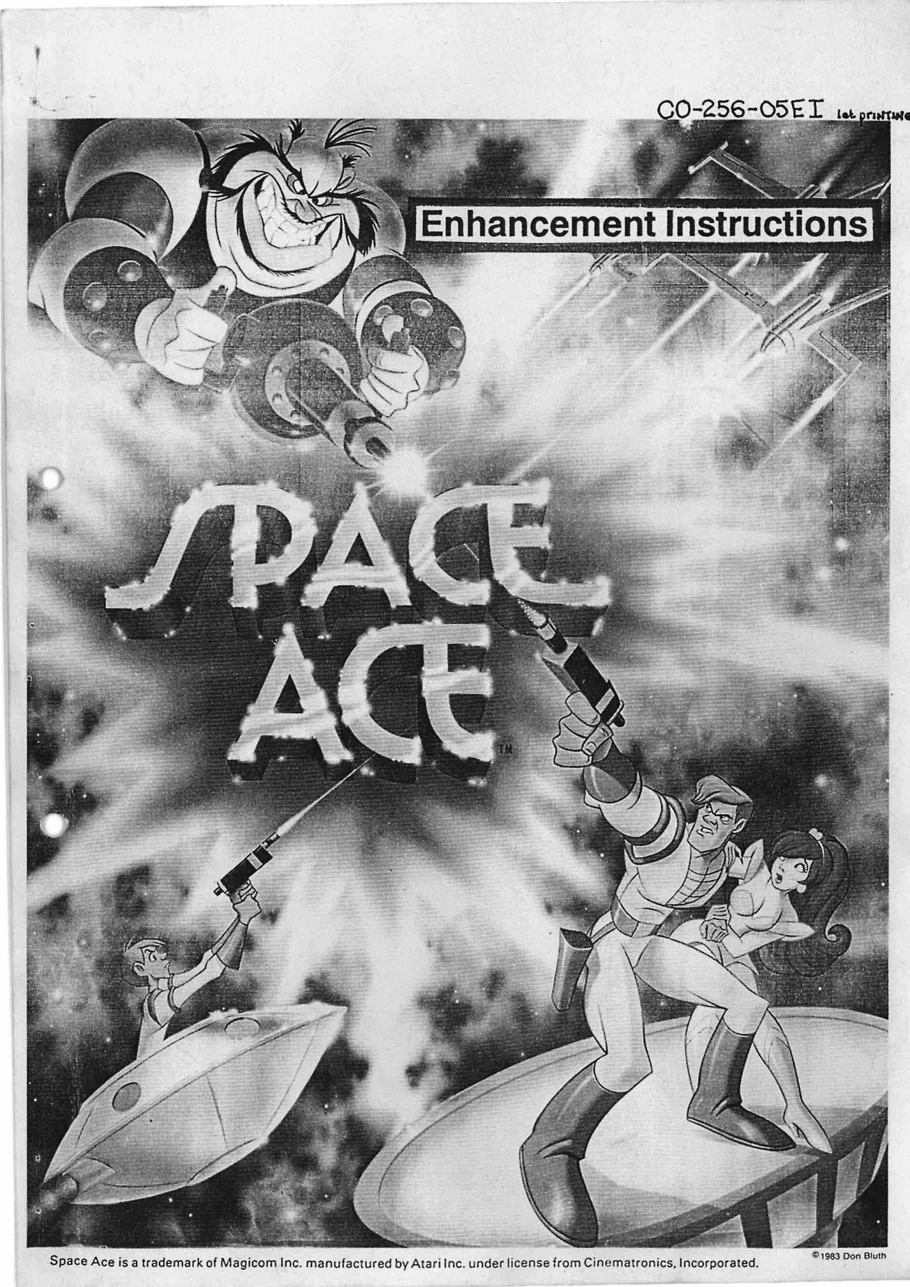 space ace enhancement instruction manual|cinematronics|laserdisc.webp