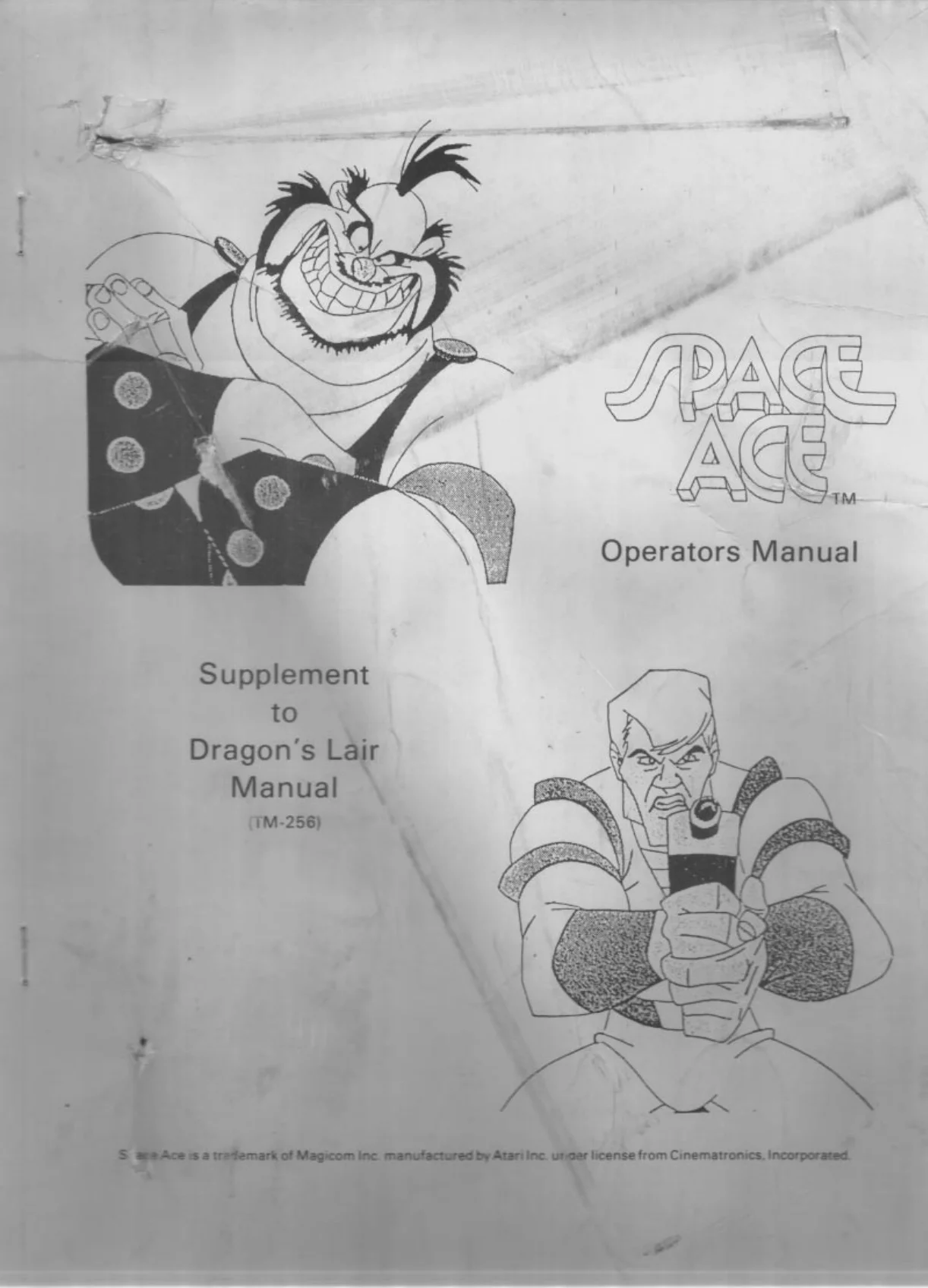 space ace manual|cinematronics|laserdisc.webp