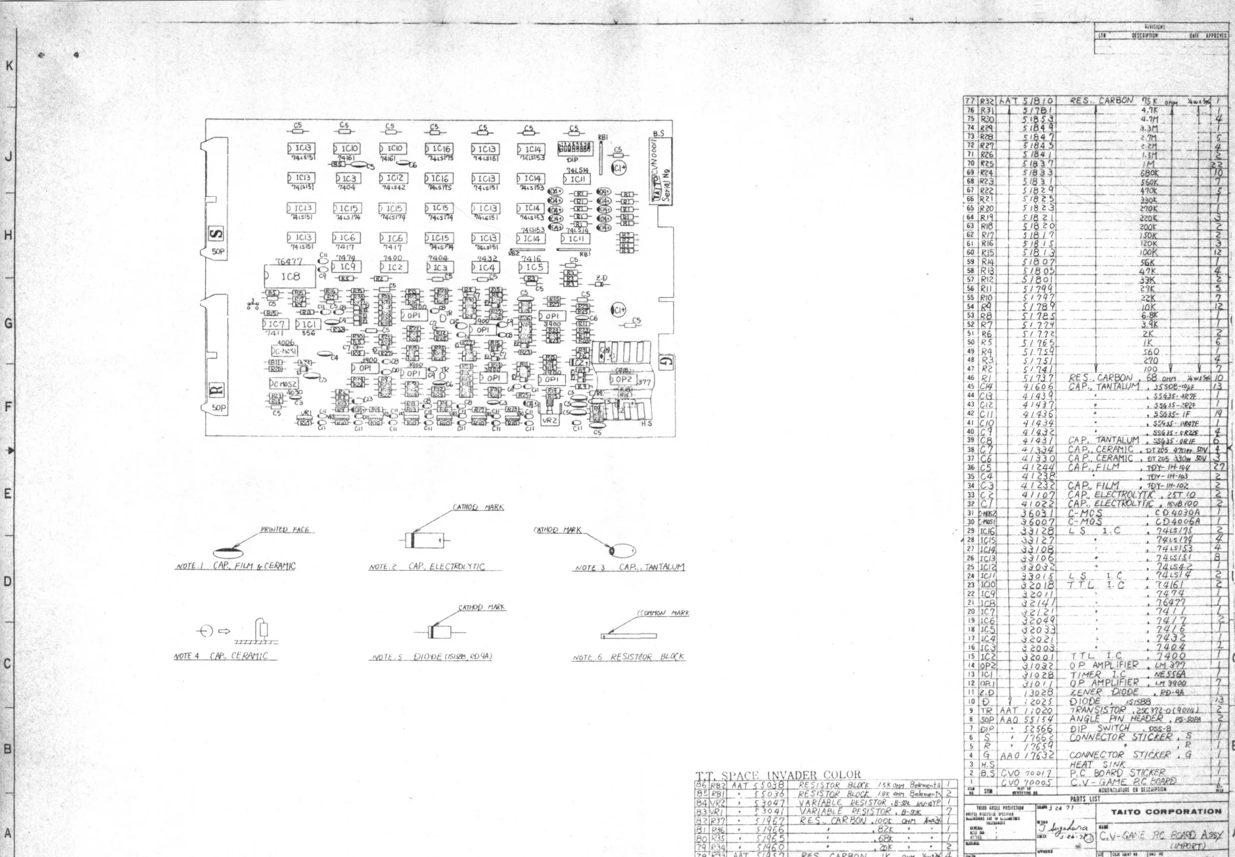 space invaders 2 schematic|taito|schematics-and-wiring|.webp