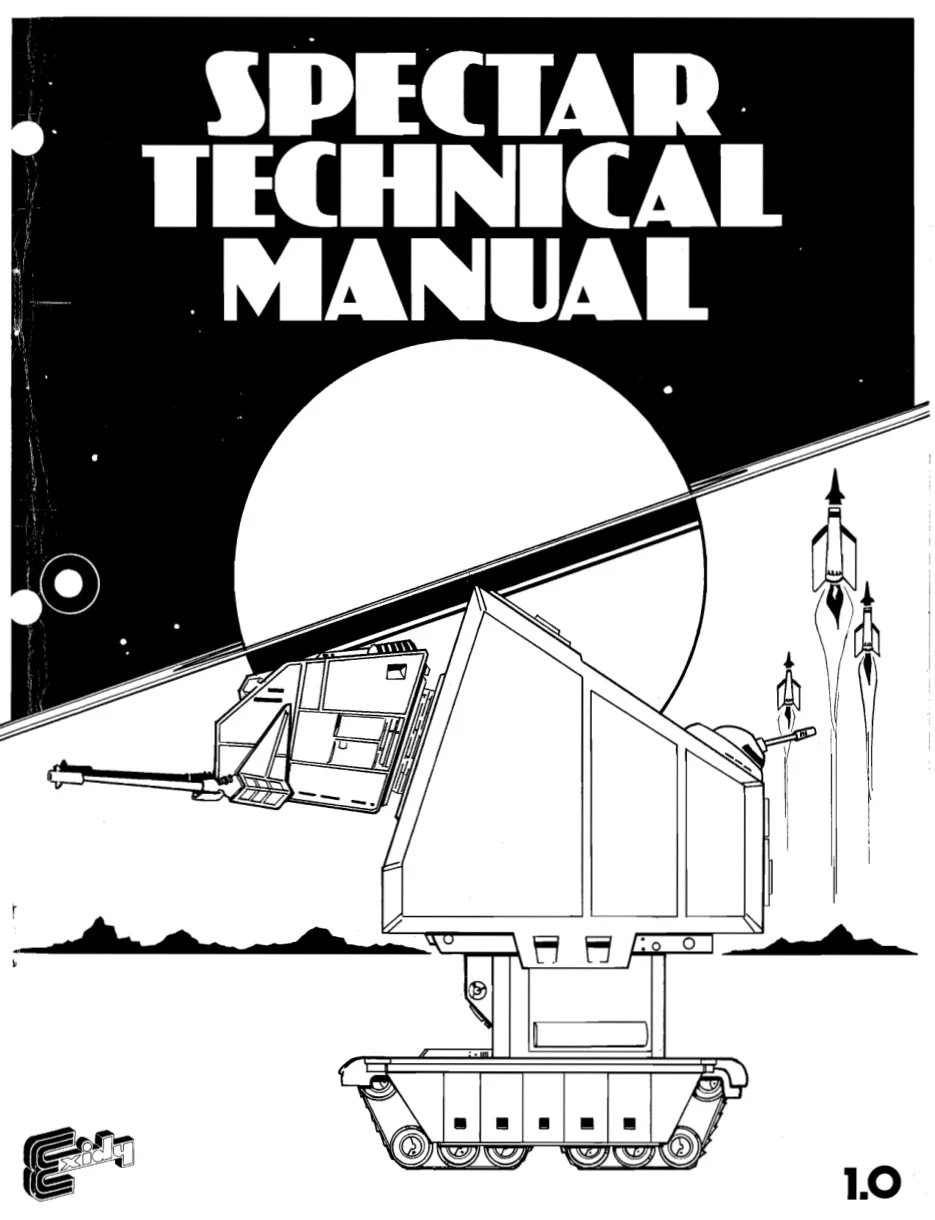 spectar technical v 1 0 manual|exidy|games|v1.webp