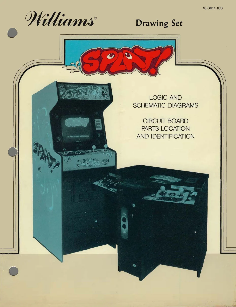 splat drawing set manual|williams|schematics-and-wiring|.webp
