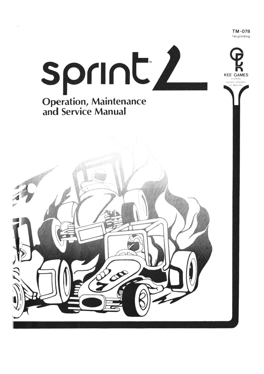 sprint 2 maintenance service manual|atari|games|.webp