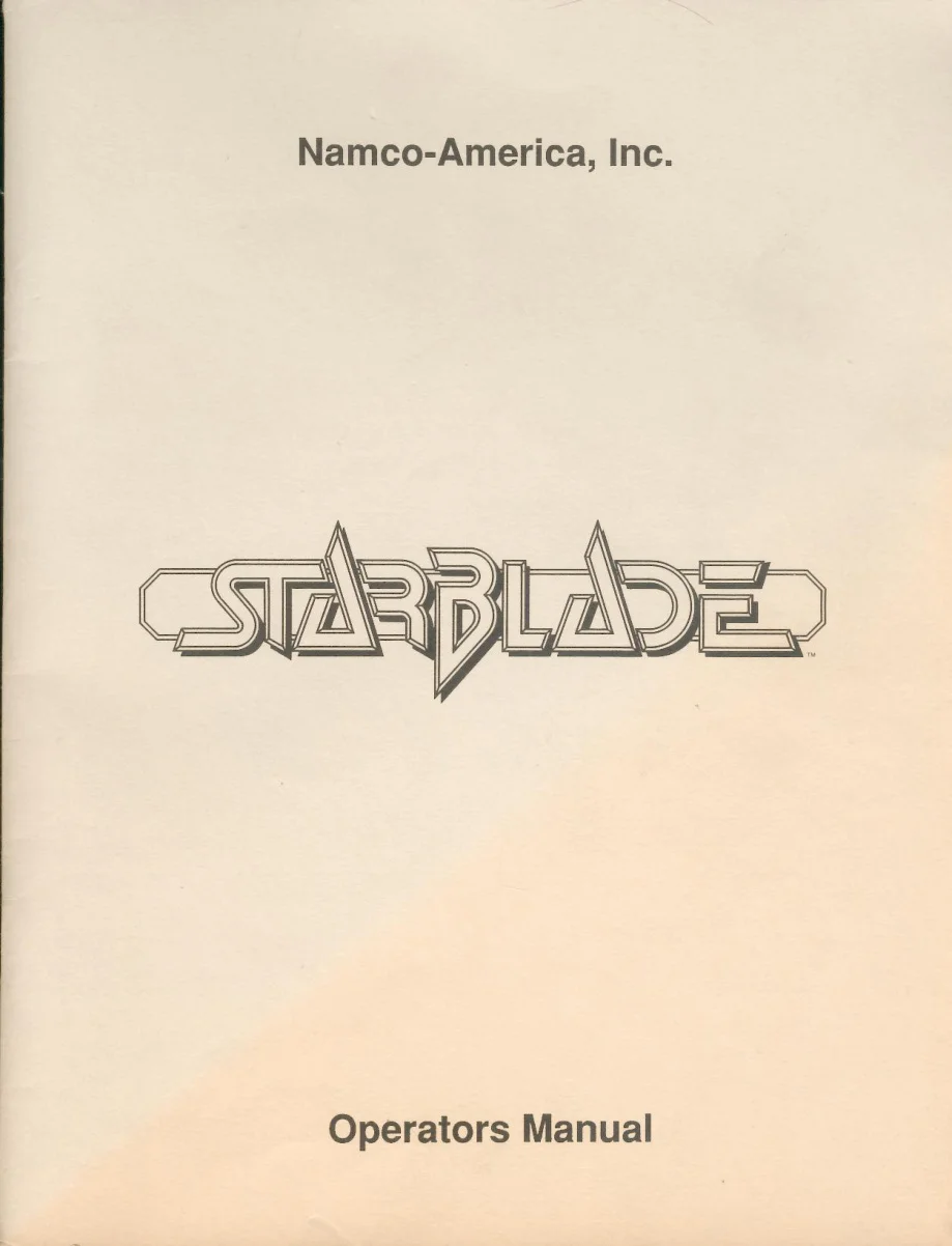 star blade manual|namco|games|.webp