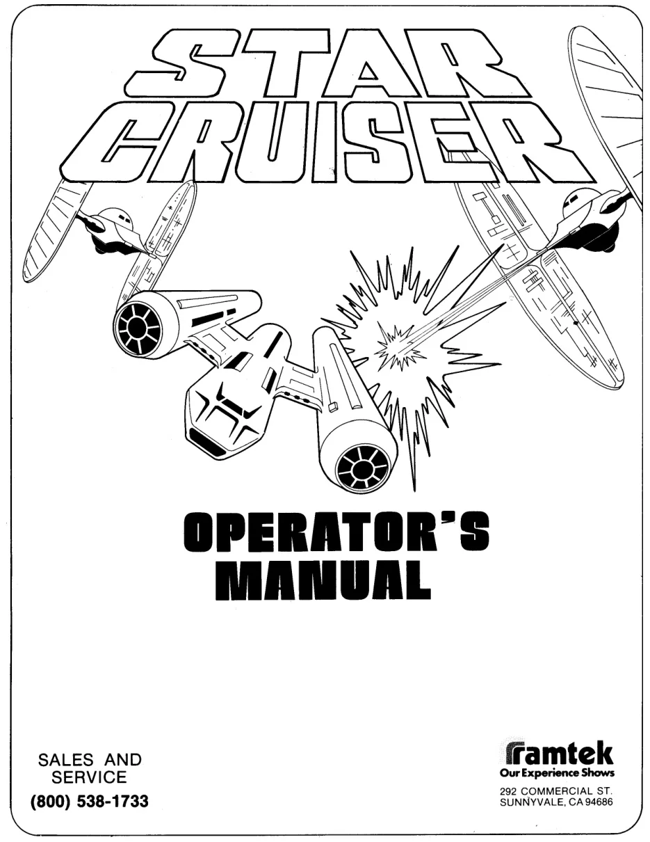 star cruiser game manual|ramtek|games|.webp