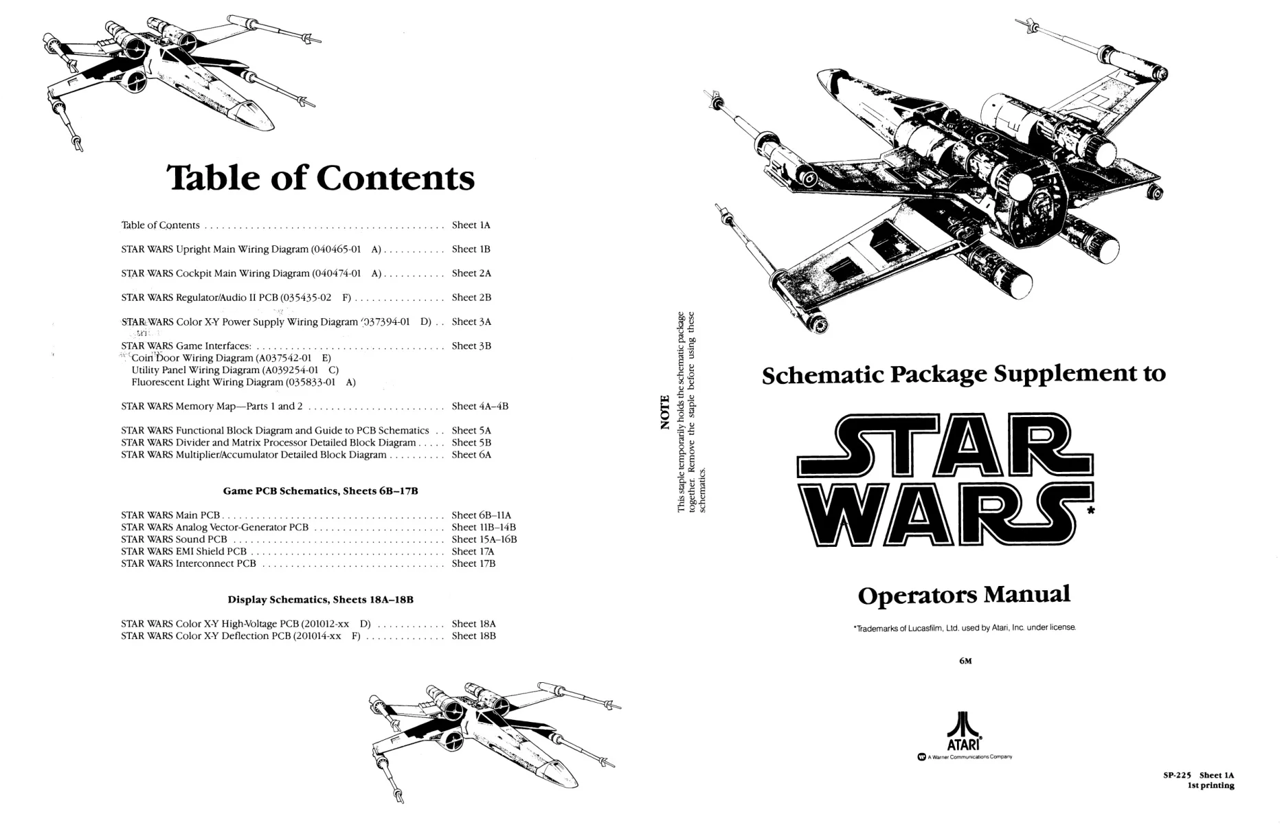 star wars sp-225 manual|atari|games|1st printing.webp