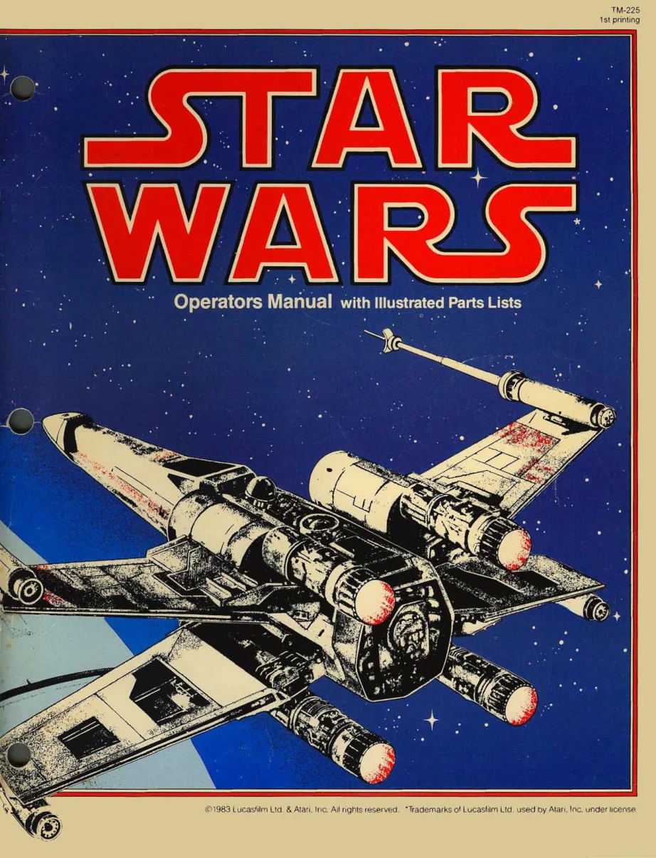 star wars tm-225 manual|atari|games|1st printing.webp