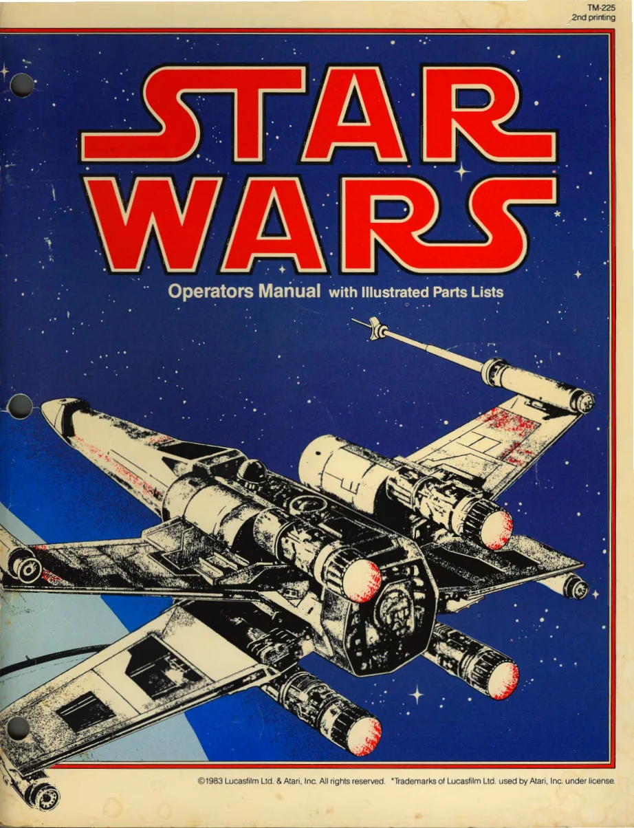 star wars tm-225 manual|atari|games|2nd printing.webp