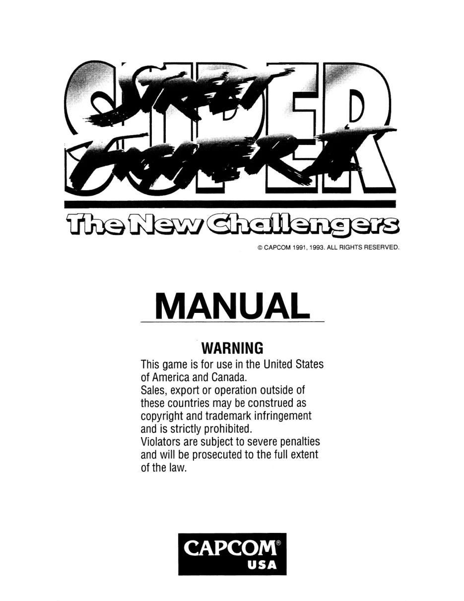 street fighter ii manual|capcom|games|.webp