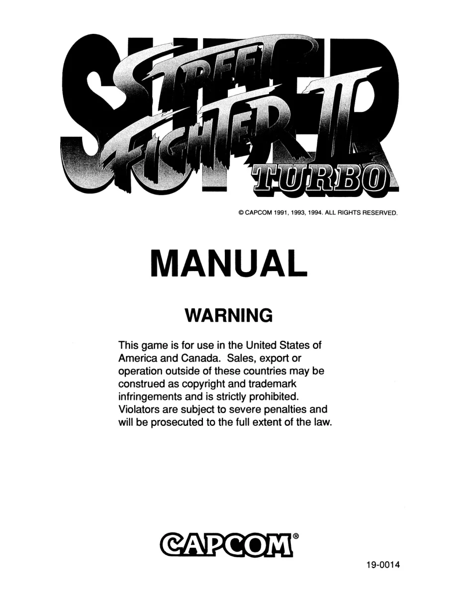 street fighter ii turbo manual|capcom|games|.webp