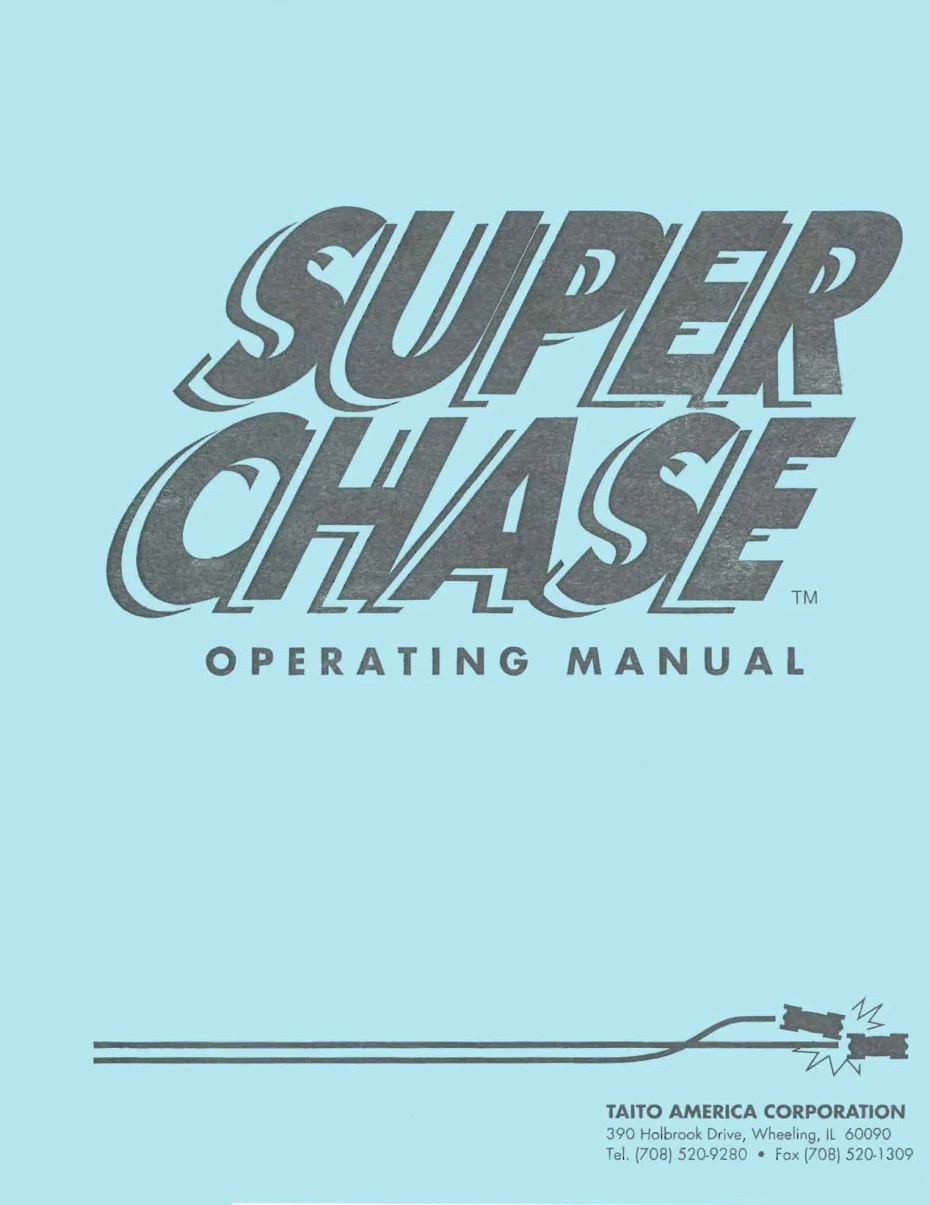 super chase operation manual|taito|games|.webp
