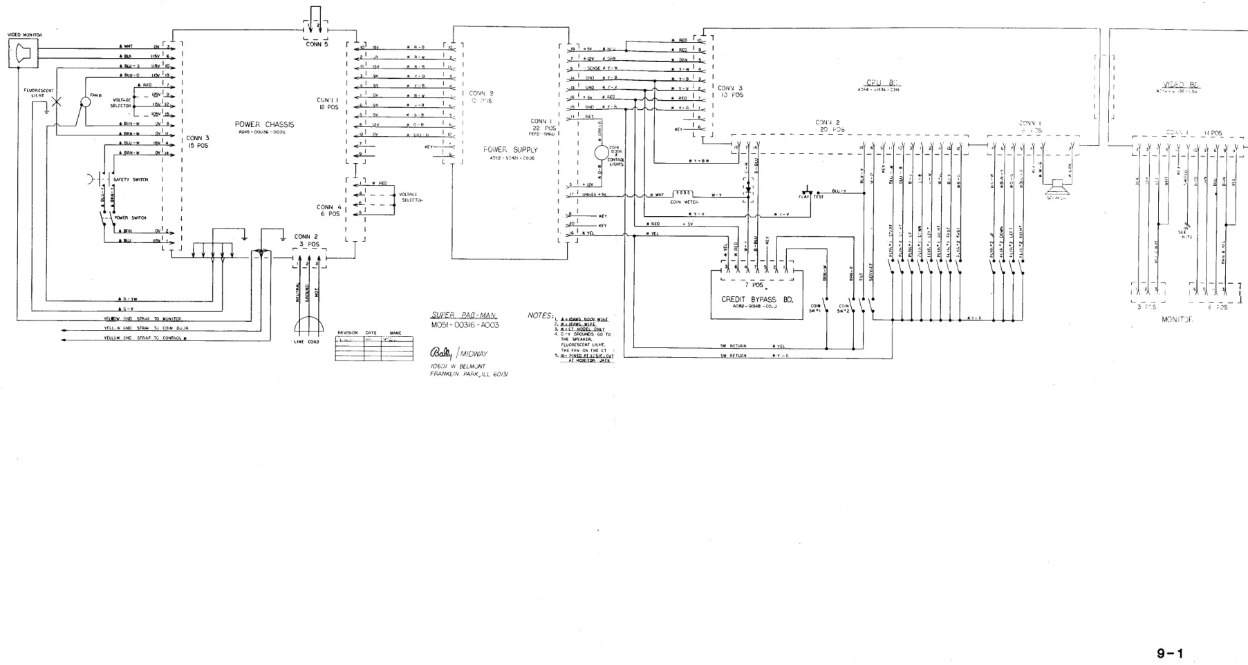 super pac-man schematic|bally-midway|schematics-and-wiring|.webp